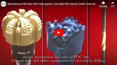 Fabbricazione PDC bits, PDC Hole opener, Crocodile PDC reamer, Roller Cone bits
